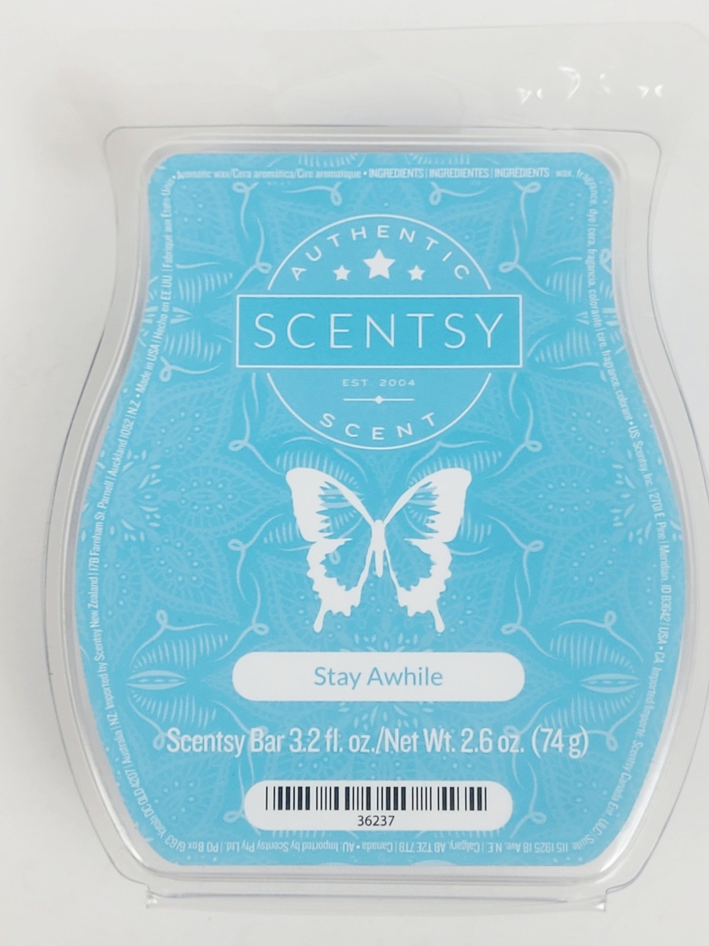 Scentsy Wax Bar Stay Awhile~3.2 oz